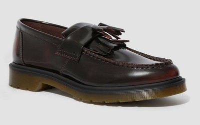 dr martens adrian arcadia cherry red